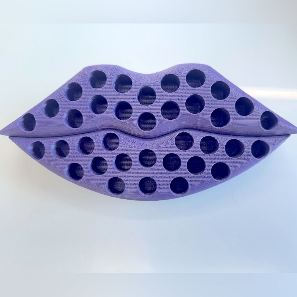 Lipsense or other lipstick or lip gloss Lip Color Holder wooden custom 3D‎ print